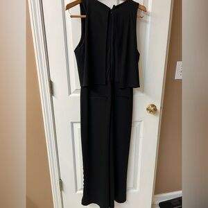 New with tags Anthropologie Black Jumpsuit.